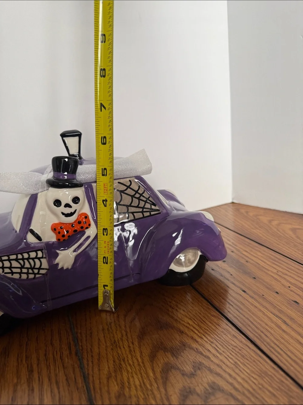 Jack o Lantern Lane purple ceramic